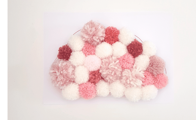 nuage en pompons tuto