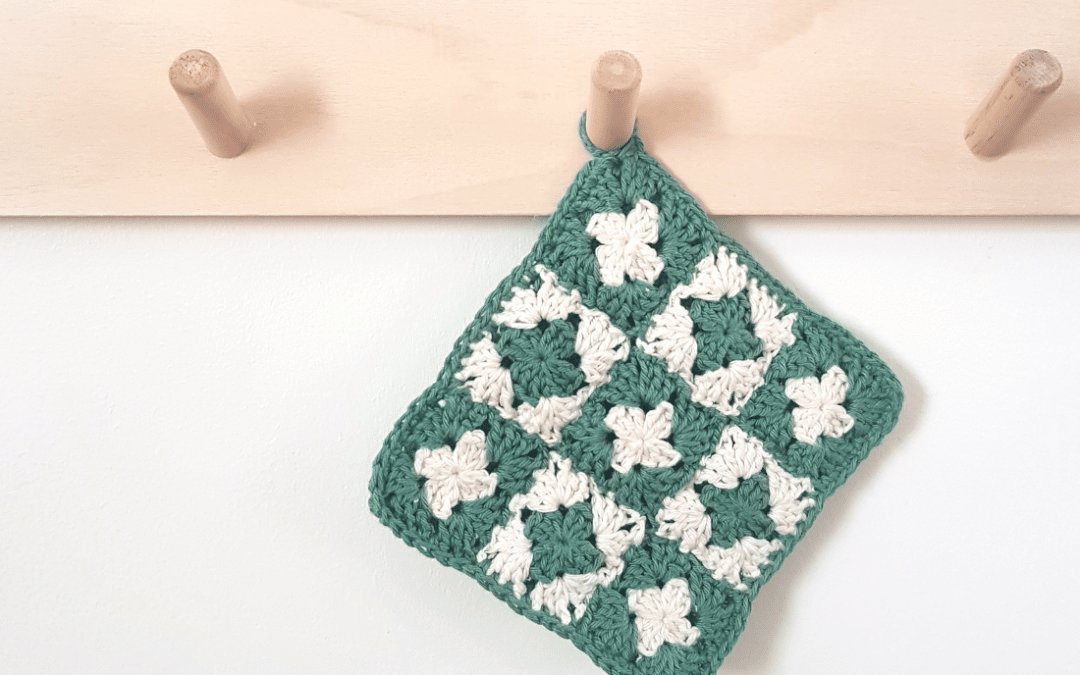 Tuto crochet : crocheter une manique en granny squares