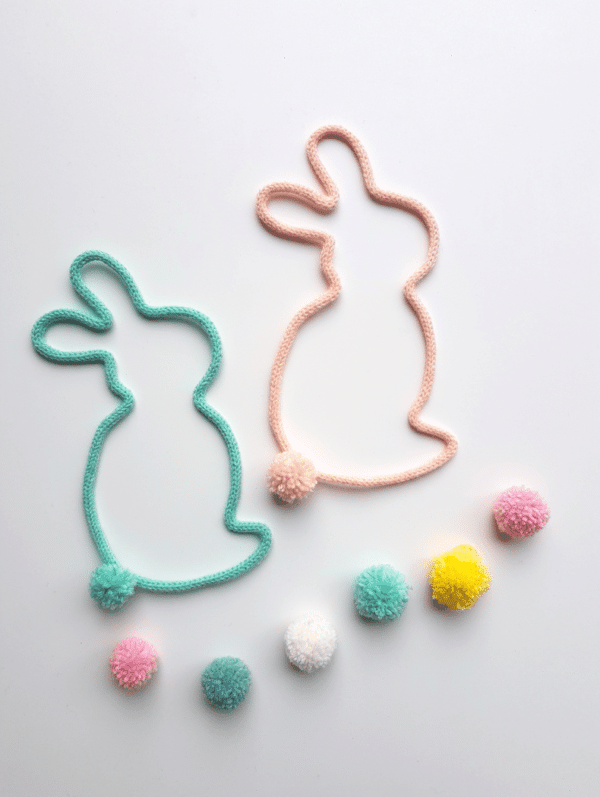 lapin en tricotin déco chambre enfant