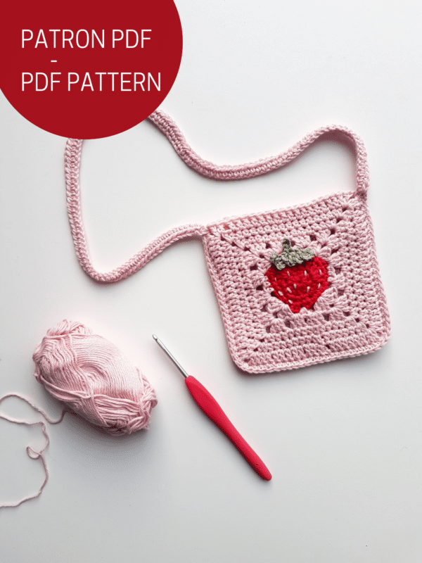 Tutoriel crochet sac fraise