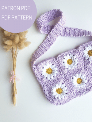 Tuto sac à main fleur en crochet