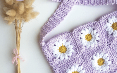 Tuto sac à main fleur en crochet