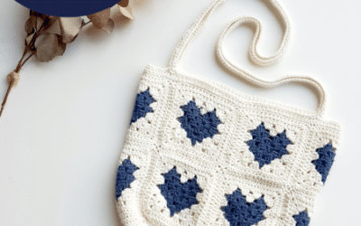 Tuto sac à main coeurs en crochet