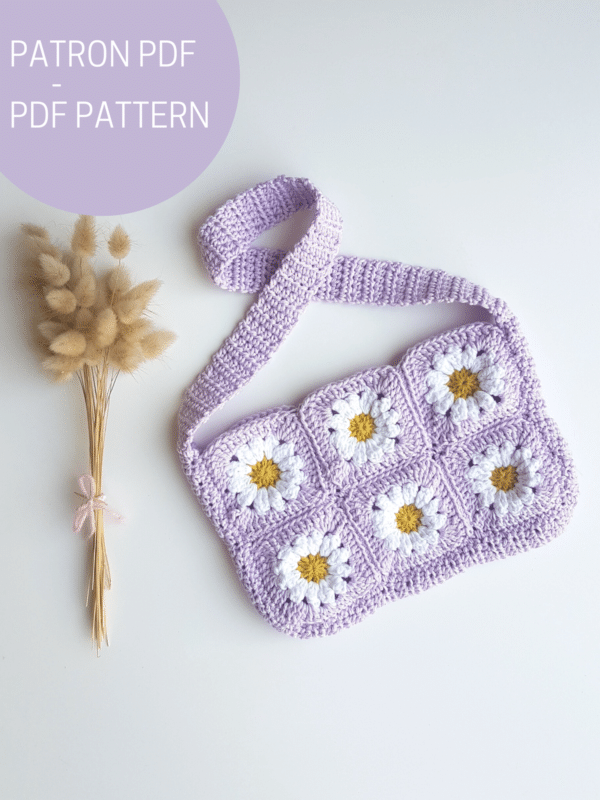 Tuto sac à main fleur en crochet