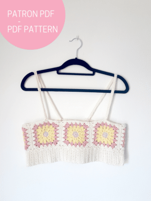 Tutoriel crop top en granny squares