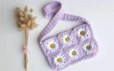 Le patron du sac à mains fleurs en crochet