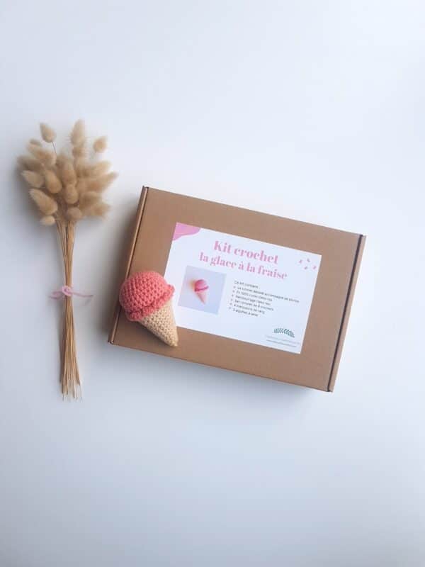 kit crocheter une glace en crochet