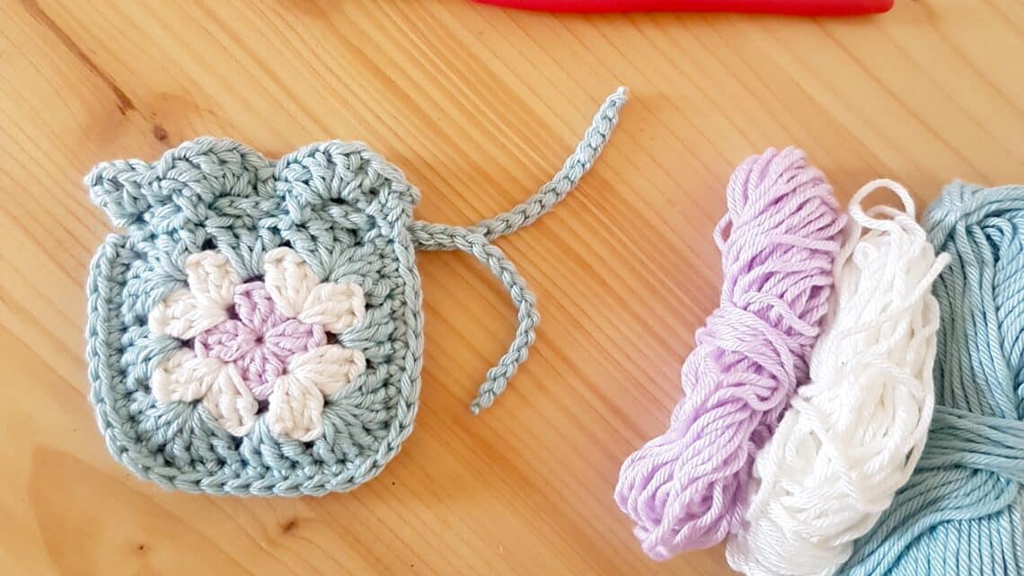 Crocheter une mini pochette pour écouteurs