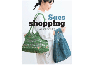 livre crocheter sac shopping