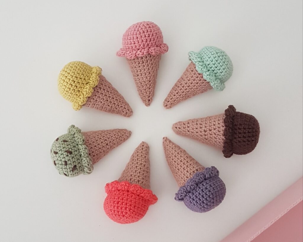 modèle de glace facile en crochet