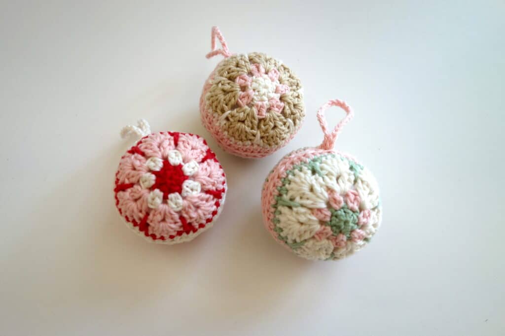 tuto boules de Noël crochet