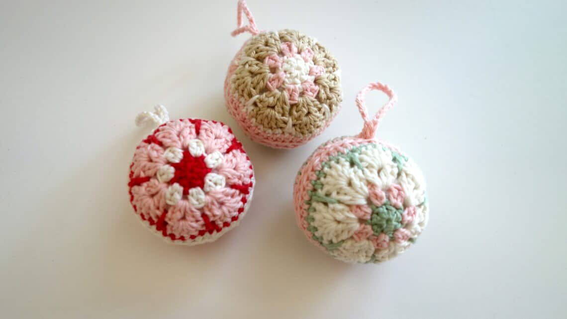 tuto boules de Noël crochet