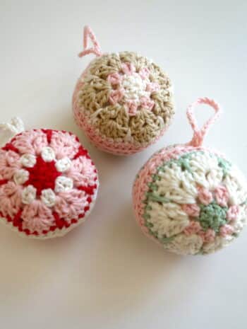 tuto boules de Noël crochet