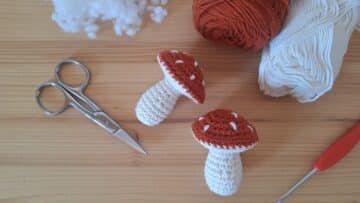 tuto champignon en crochet