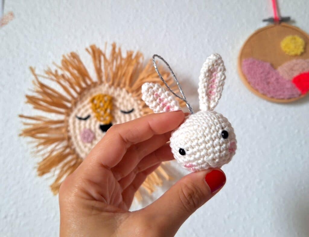 tuto porte-clé lapin en crochet