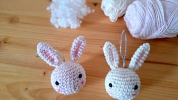 tuto porte clé lapin crochet facile