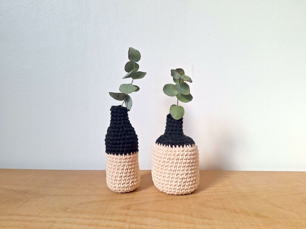 tuto vases en crochet