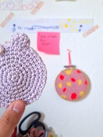 crocheter un petit porte monnaie ours