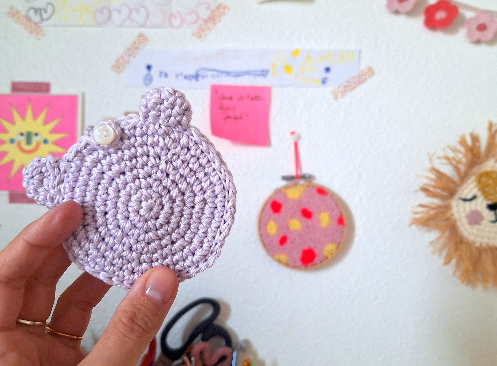 Crocheter un petit porte monnaie ours tuto gratuit