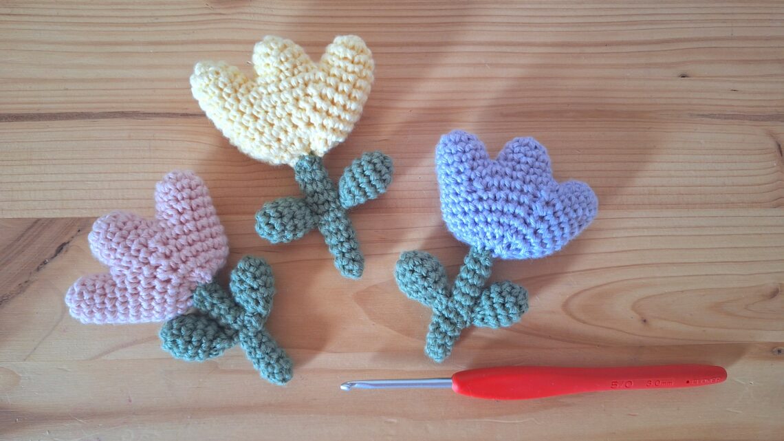 tuto tulipes au crochet