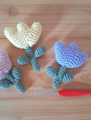 tuto tulipes au crochet