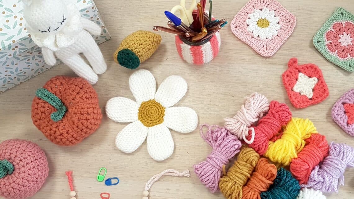 tuto marguerite en crochet