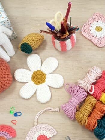 tuto marguerite en crochet