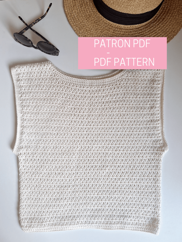 tuto top crochet