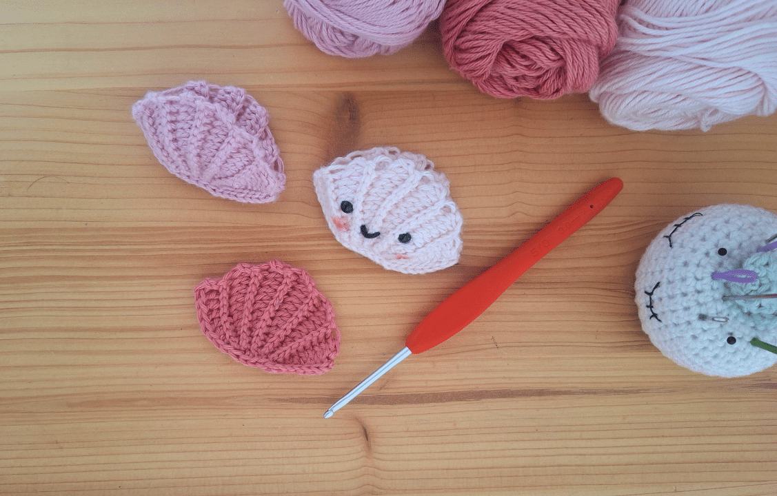Le tuto facile du petit coquillage en crochet