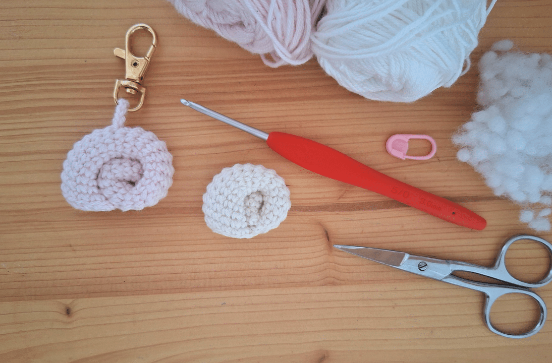 Une ammonite facile en crochet (DIY porte-clé en crochet)