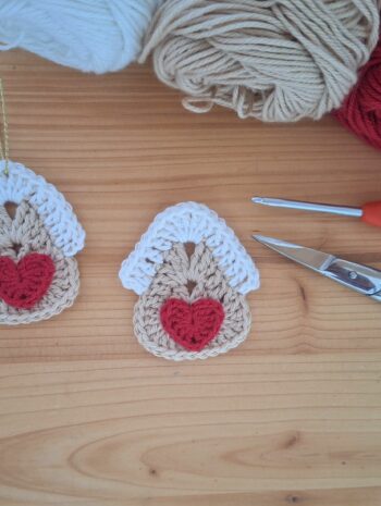 Décoration Noël au crochet maison pain épices