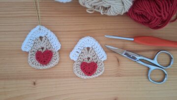 Décoration Noël au crochet maison pain épices