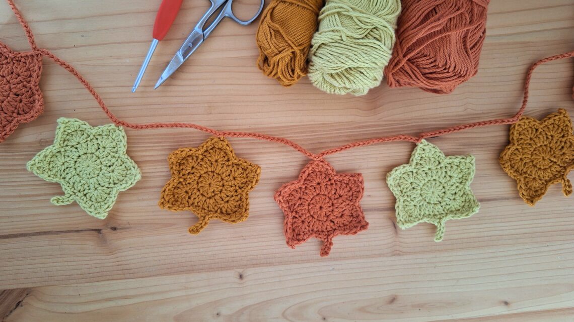 tuto feuilles automne au crochet