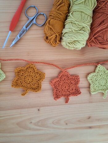 tuto feuilles automne au crochet