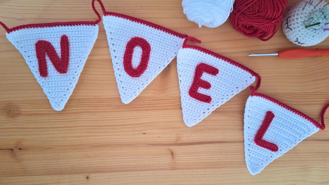 guirlande de Noël au crochet