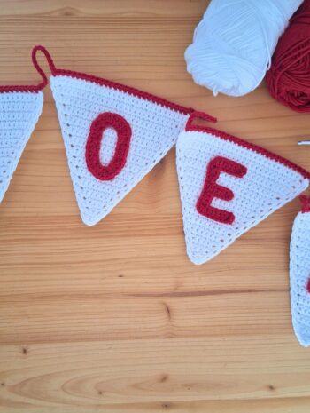 guirlande de Noël au crochet