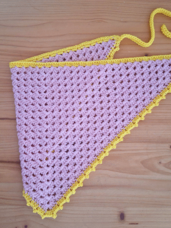 Bandana crochet facile