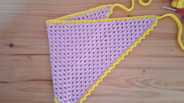 Bandana crochet facile
