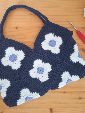 sac granny square crochet
