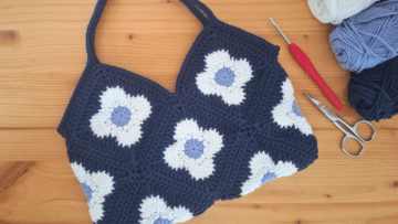 sac granny square crochet