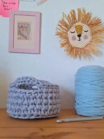 panier crochet facile trapilho