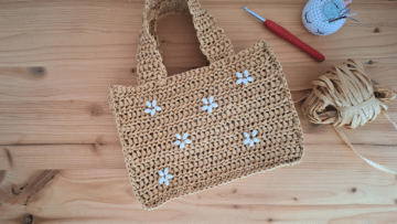 Tuto crochet : un chouchou bohème très facile (scrunchie en crochet)