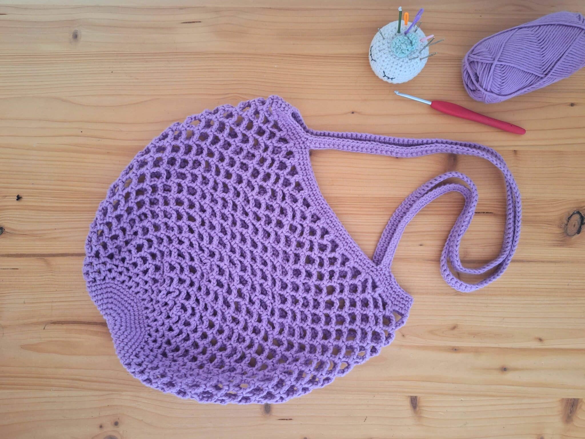 Tuto sac de marché au crochet : le sac filet facile et joli