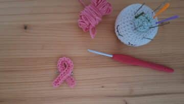 ruban Octobre Rose au crochet